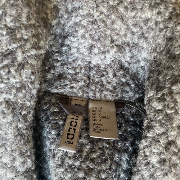 H&M Long Pea Coat - Picture 2 of 2